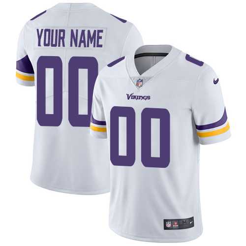 Customized Men & Women & Youth Nike Vikings White Vapor Untouchable Limited Jersey,We sell and wholesale Customized Men & Women & Youth Nike Vikings White Vapor Untouchable Limited Jersey on line form chian!